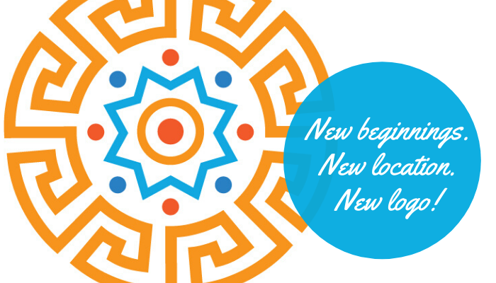 New beginnings. New location. New logo!
